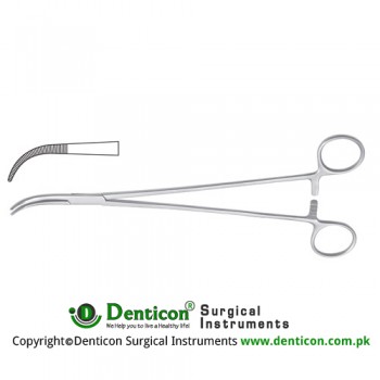 Overholt-Mini Dissecting and Ligature Forceps Curved Stainless Steel, 20 cm - 8" 